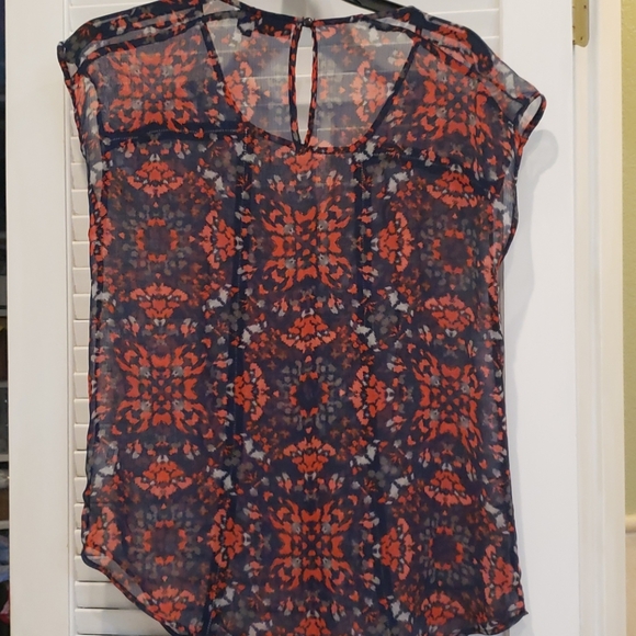 Sheer print blouse - Picture 4 of 4